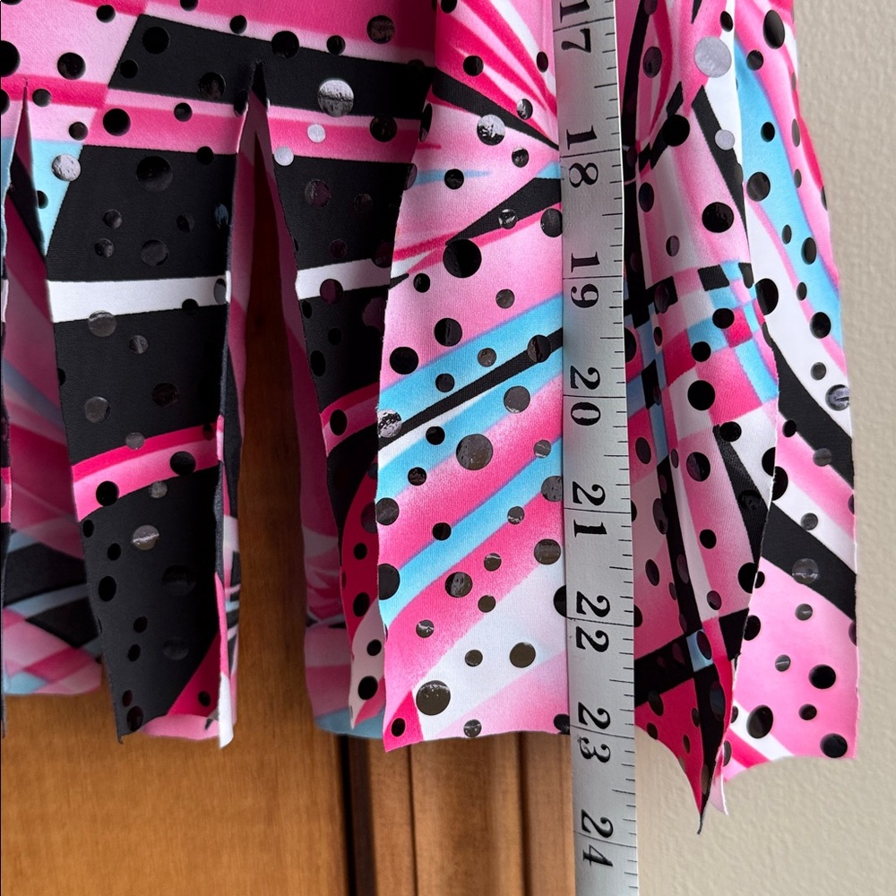 Girls Pink and Black 2 piece dance dress up - Picture 8 of 12